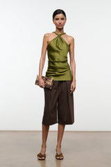 Charli Silk Top | Pear