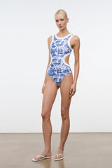Dolce One Piece | Blue Toile