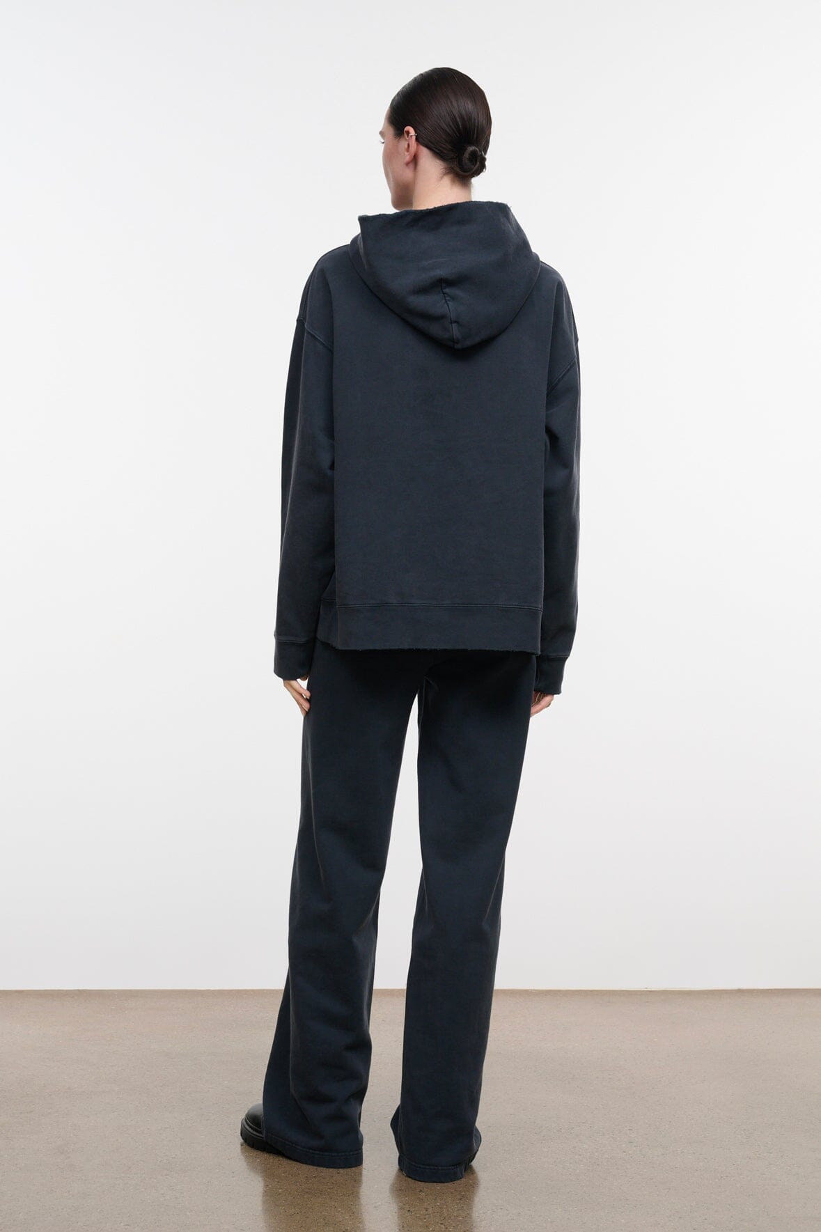 Stroll Terry Pant | Washed Black