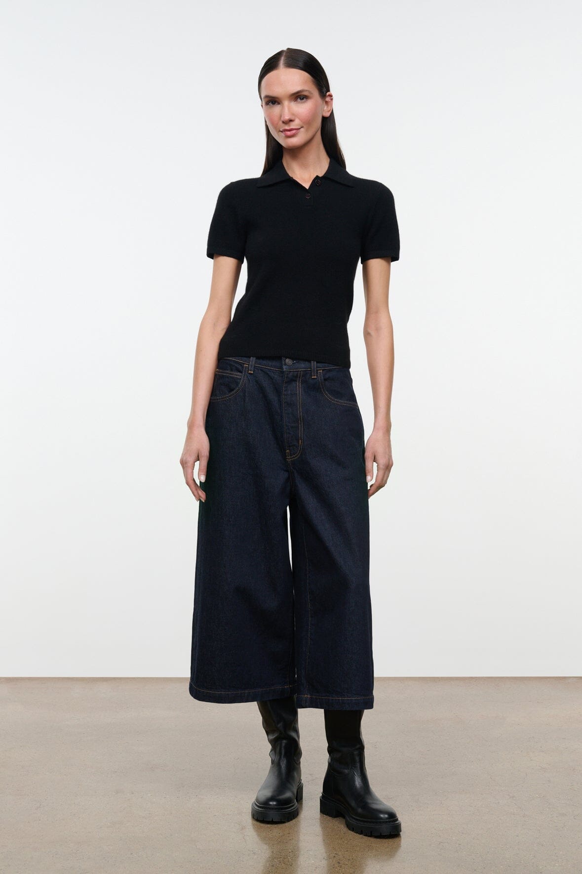 Gino Cashmere Sweater | Black