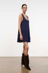 Piazza Dress | Citron Navy Reversible