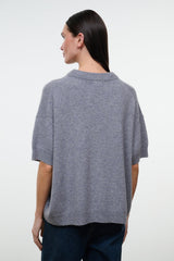 Sorrento Cashmere Sweater | Ash