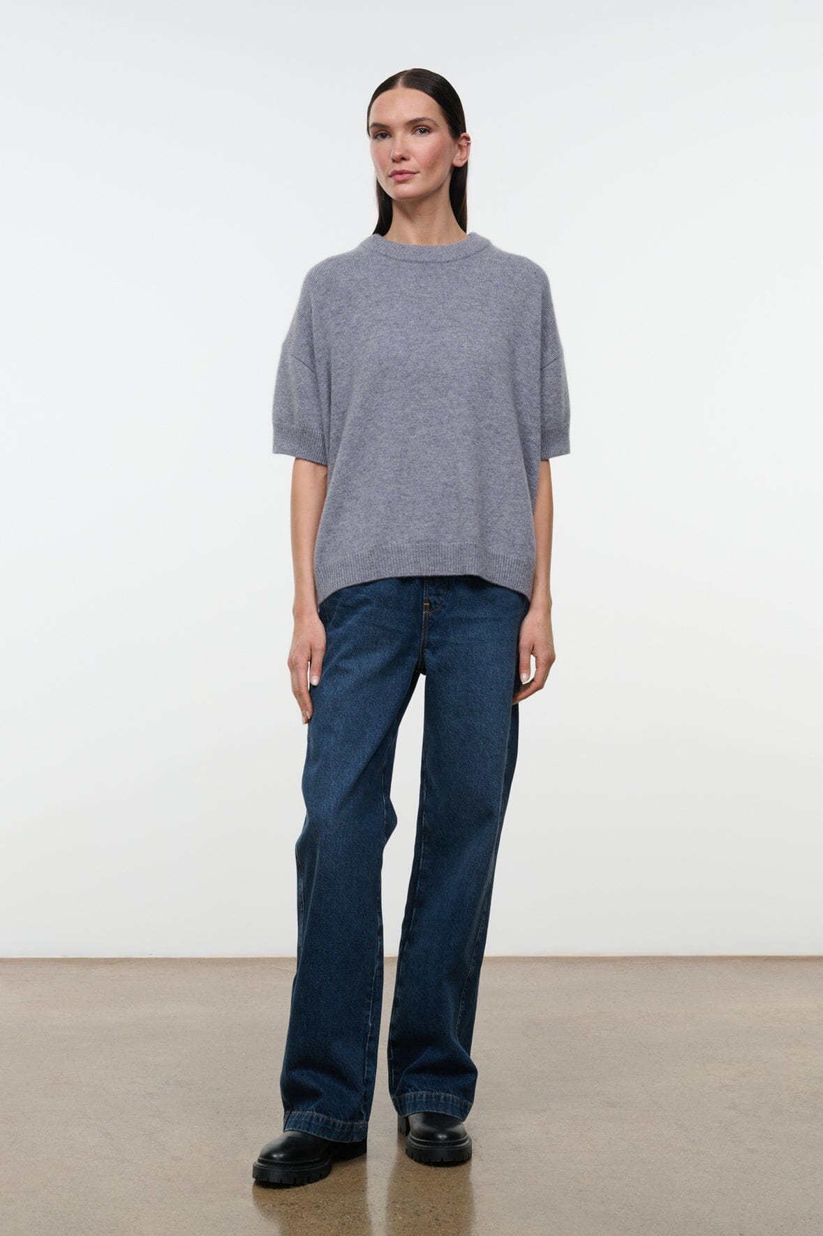 Sorrento Cashmere Sweater | Ash