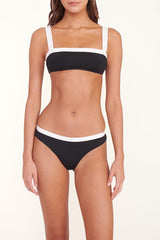 Gemma Bikini Bottom | Black White