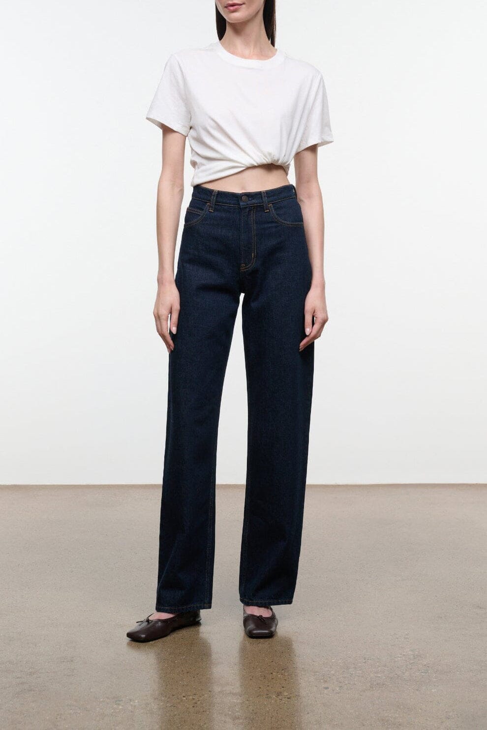 Leo High Rise Jean | Indigo