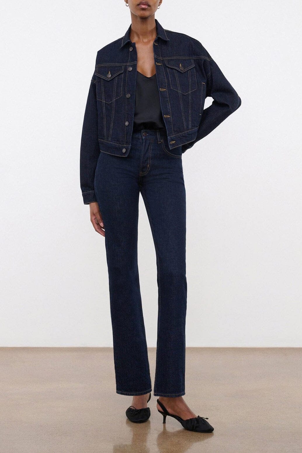Glen Denim Jacket | Indigo