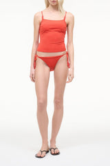 Cleo Tankini Top | Flame
