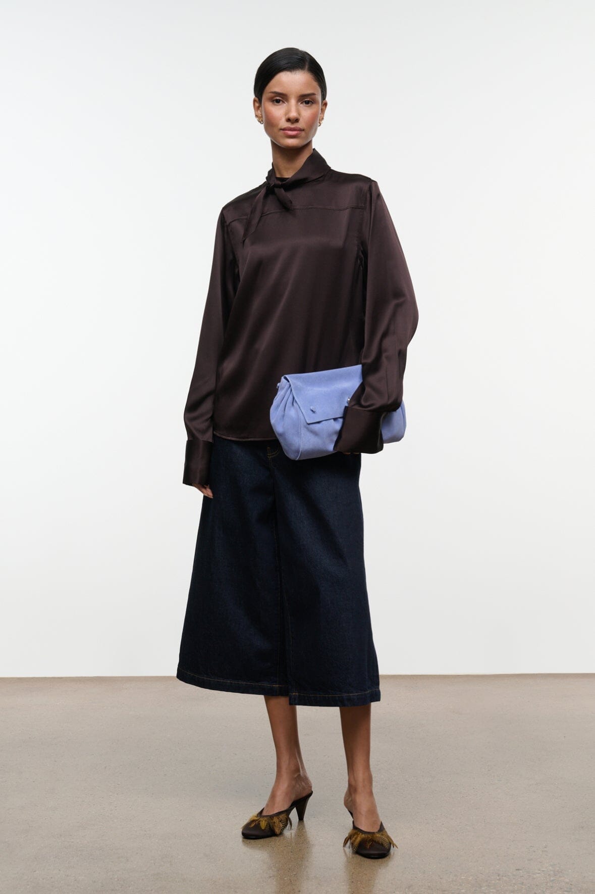 Rhodes Silk Top | Earth