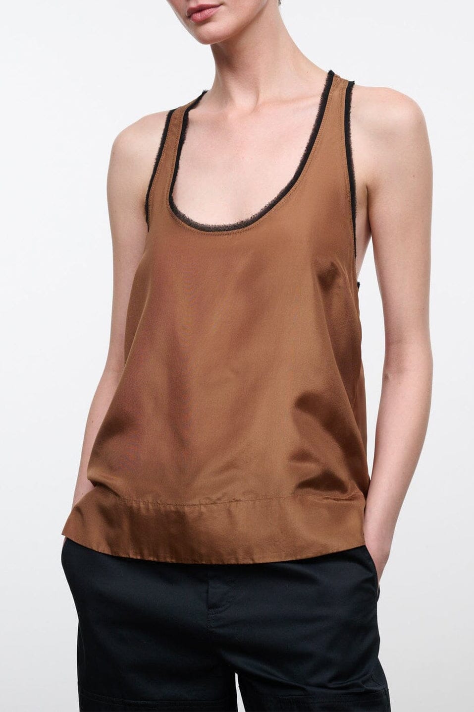 Lynelle Silk Tank | Cigar