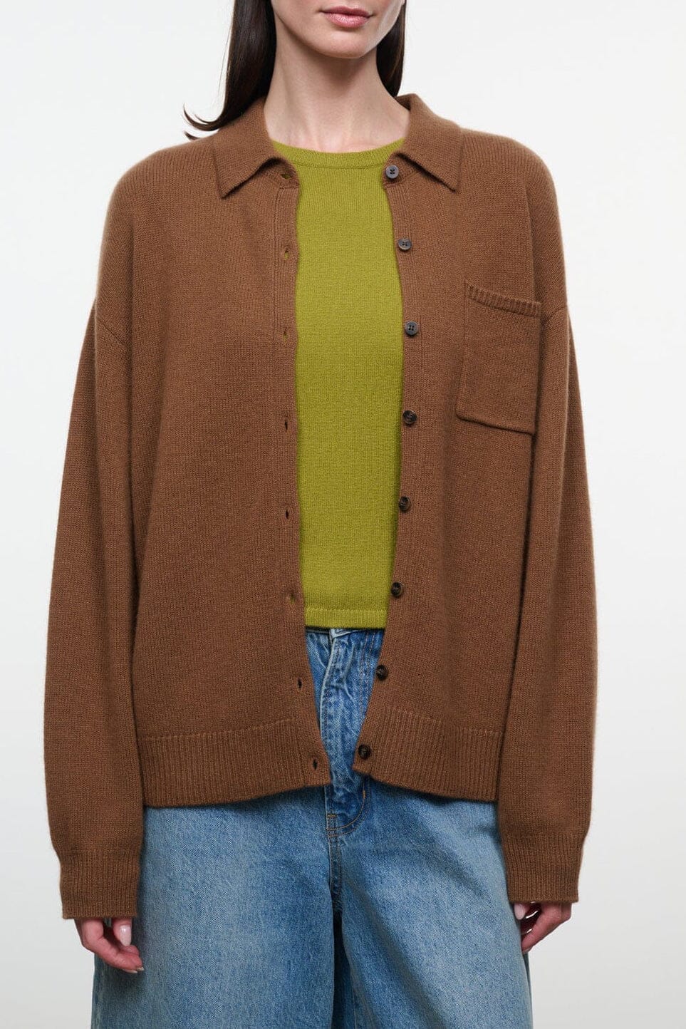 Cameron Cashmere Cardigan | Cigar