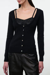 Natasha Cashmere Sweater | Black