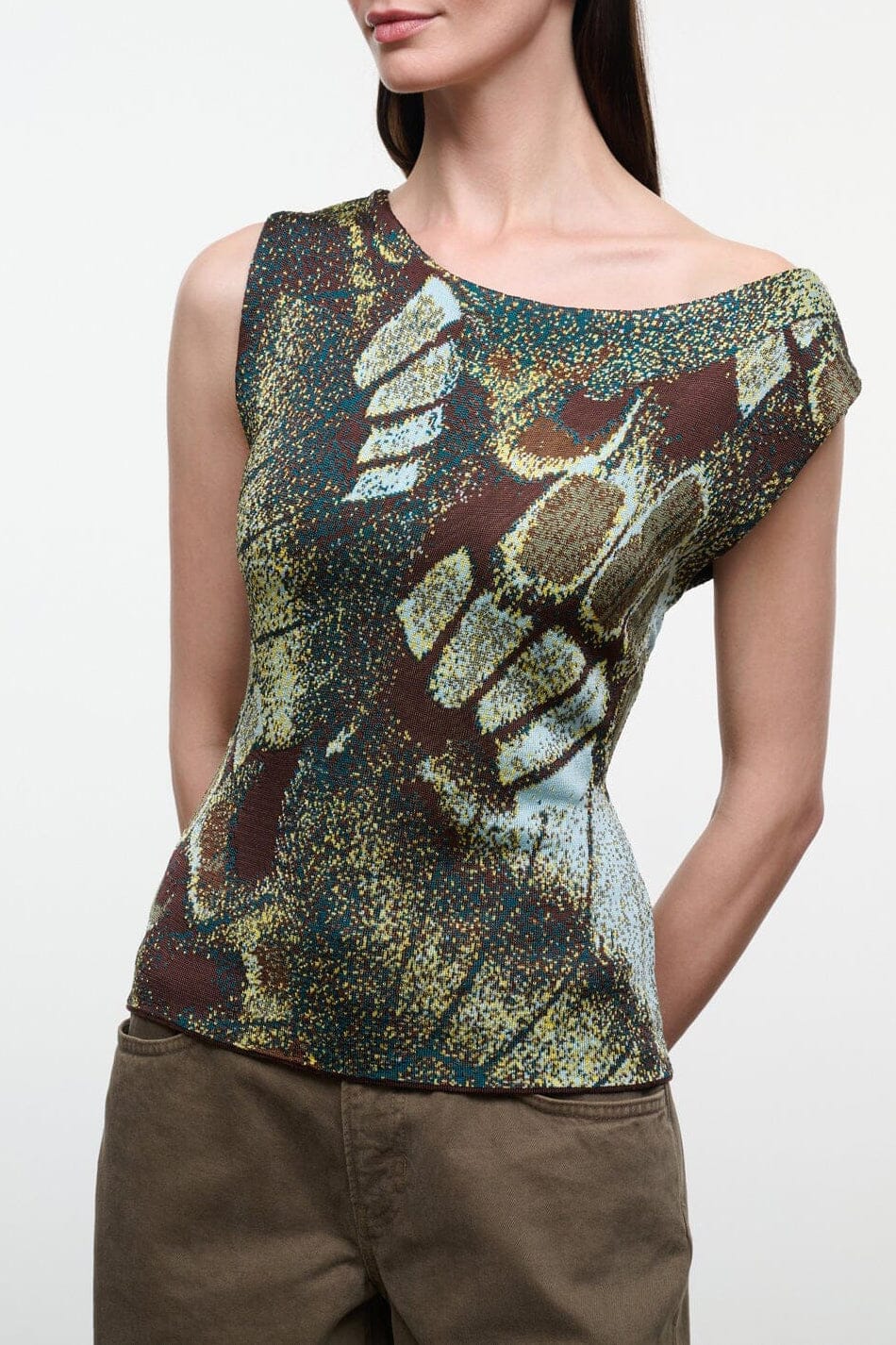 Veronica Top | Butterfly Moss