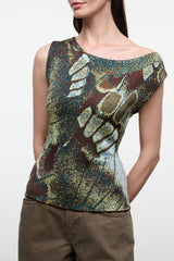 Veronica Top | Butterfly Moss