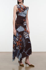 Amaris Dress | Butterfly Sky