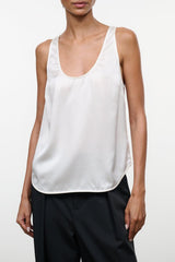 Yves Silk Tank | Ivory