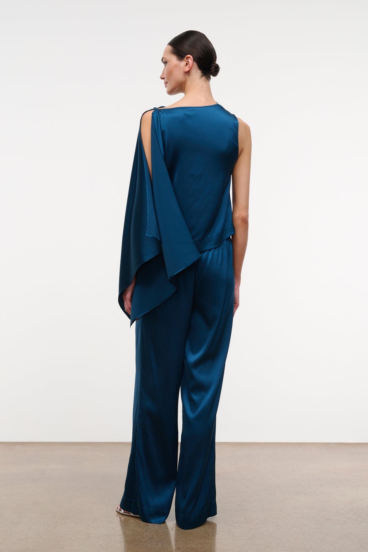 Stroll Silk Pant | Harbor