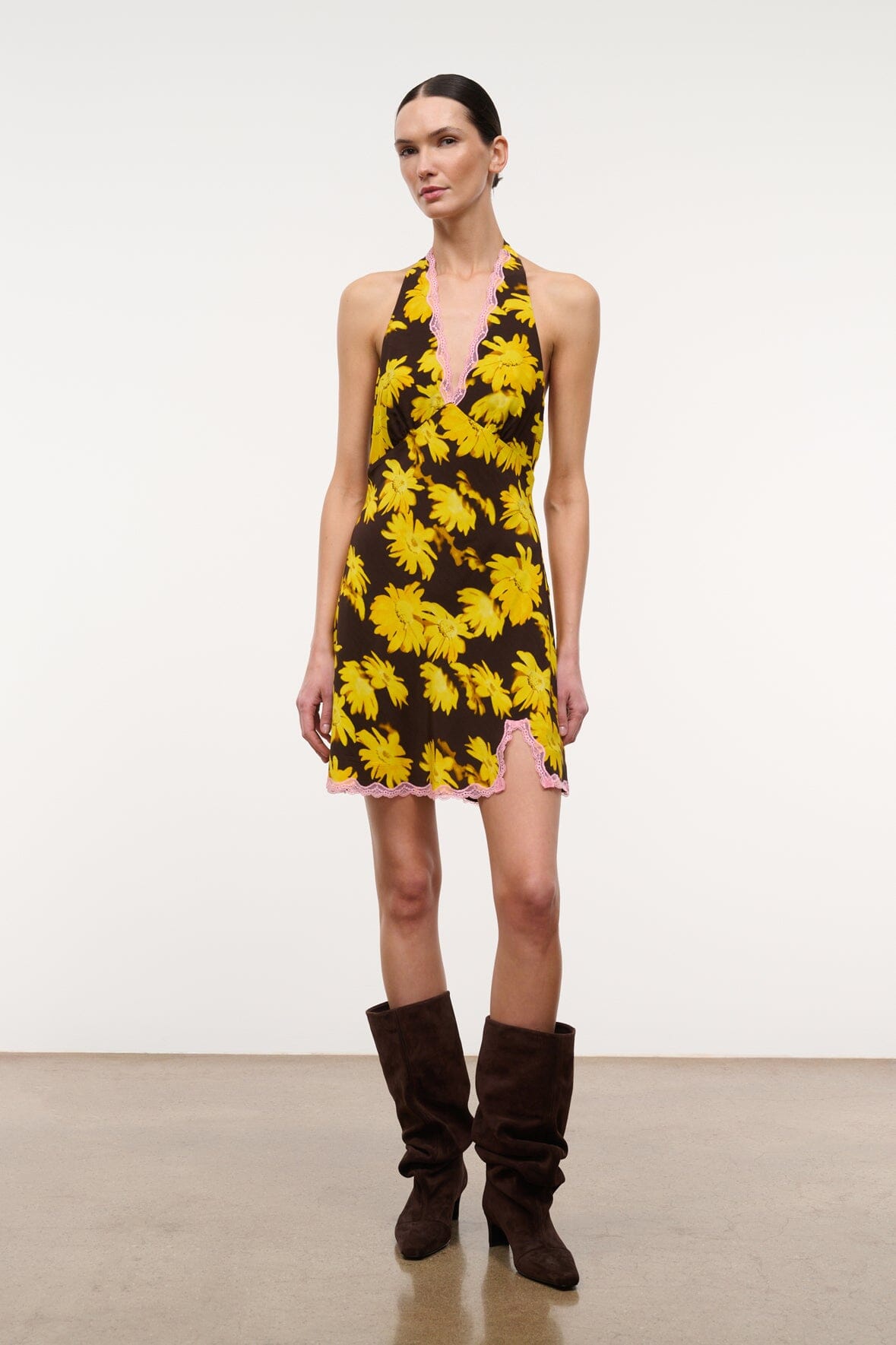 Lucca Mini Dress | Golden Daisy