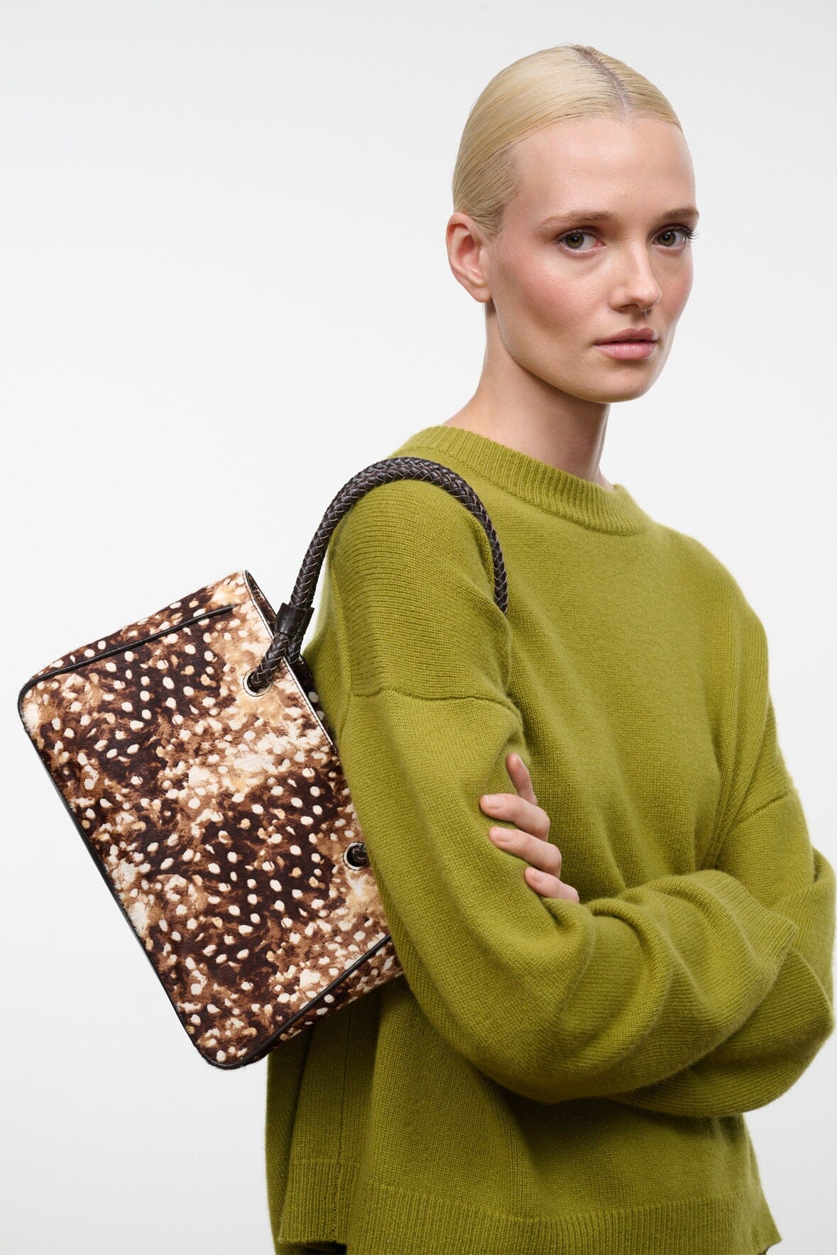 Fiona Shoulder Bag | Fawn Haircalf