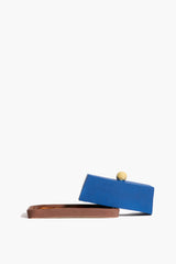 Colorblock Butter Dish | Brown and Blue Glaze