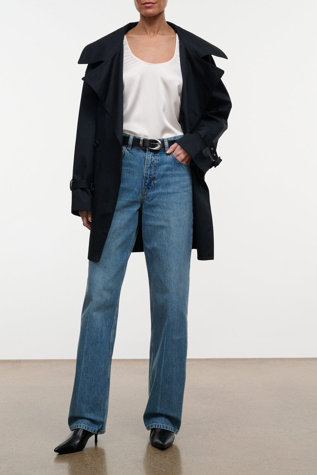 Leo High Rise Jean | Archive Crease