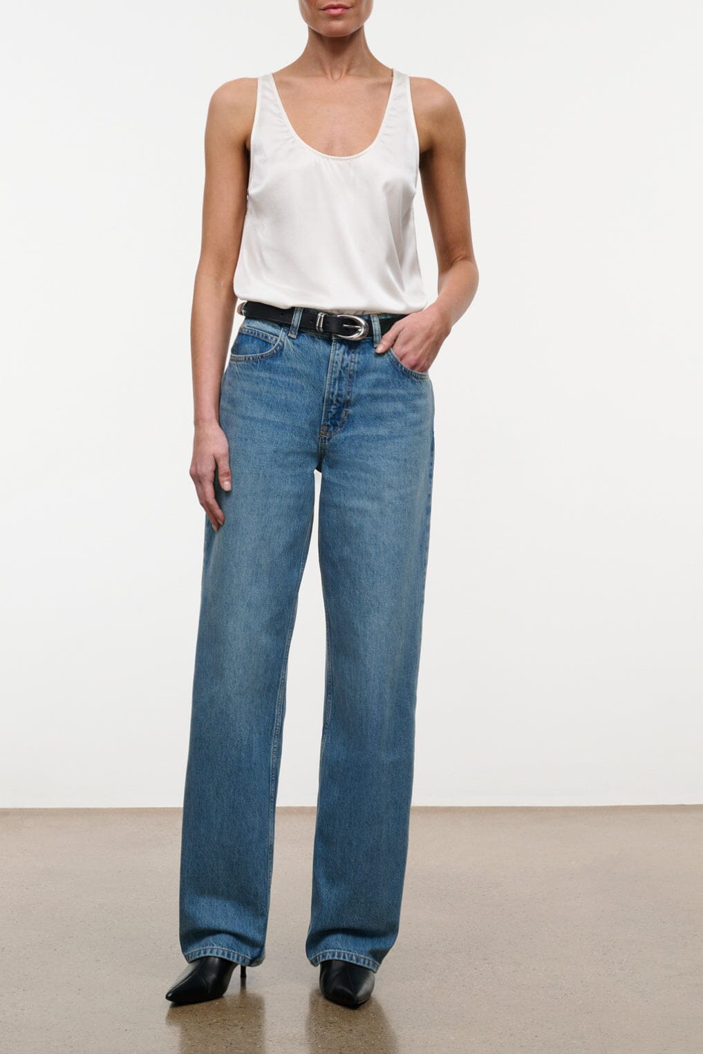 Leo High Rise Jean | Archive Crease