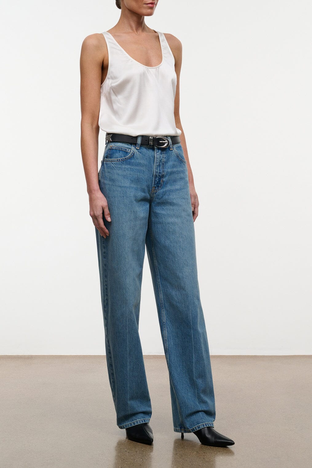 Leo High Rise Jean | Archive Crease