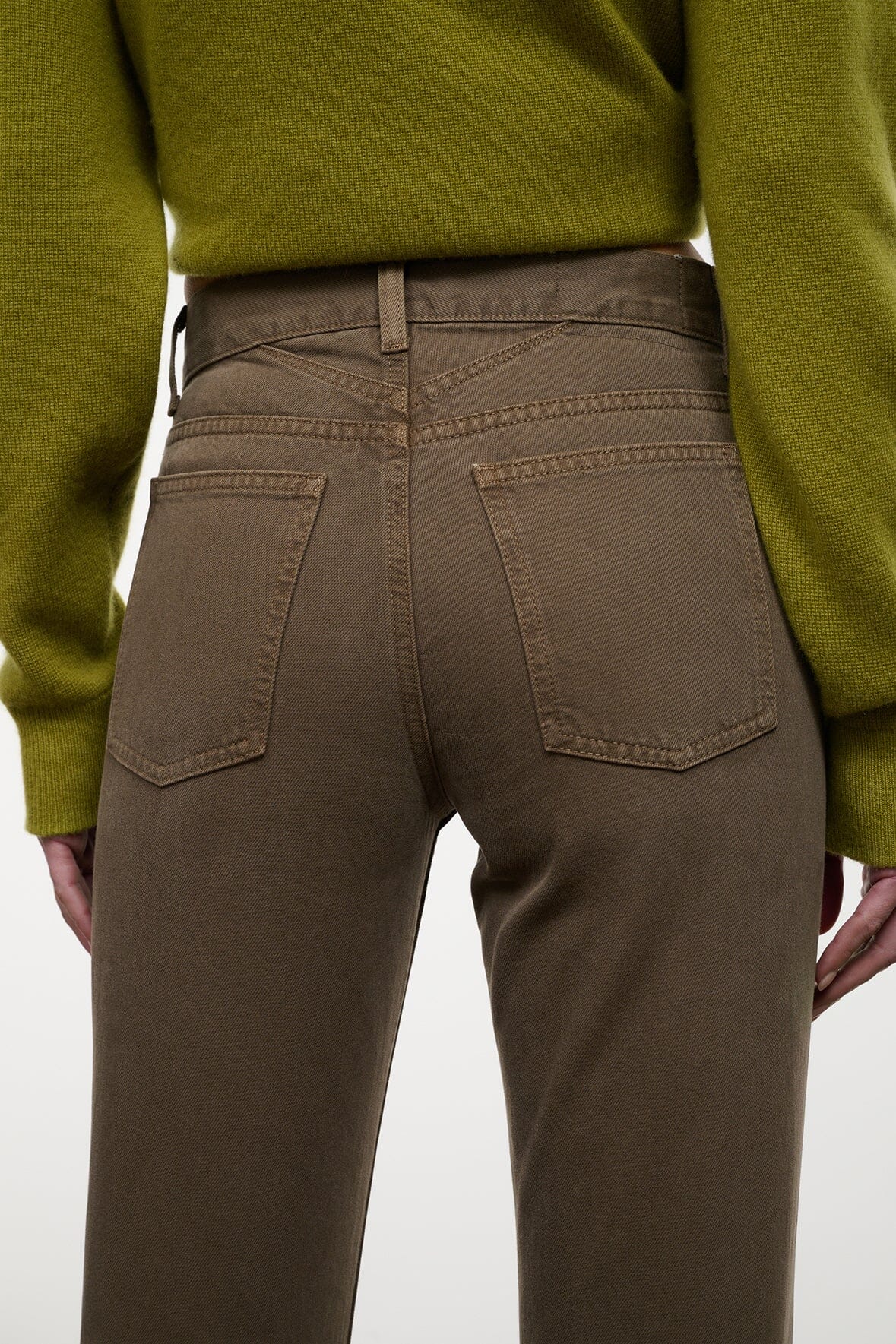 Teddy Straight Jean | Greige