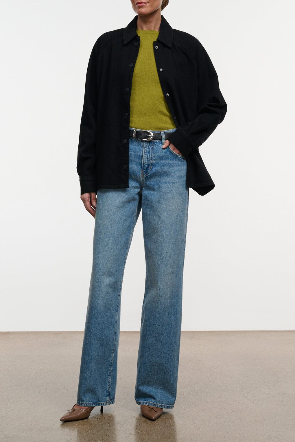 Myles Shirt Jacket | Black