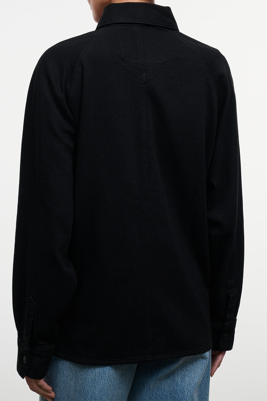 Myles Shirt Jacket | Black