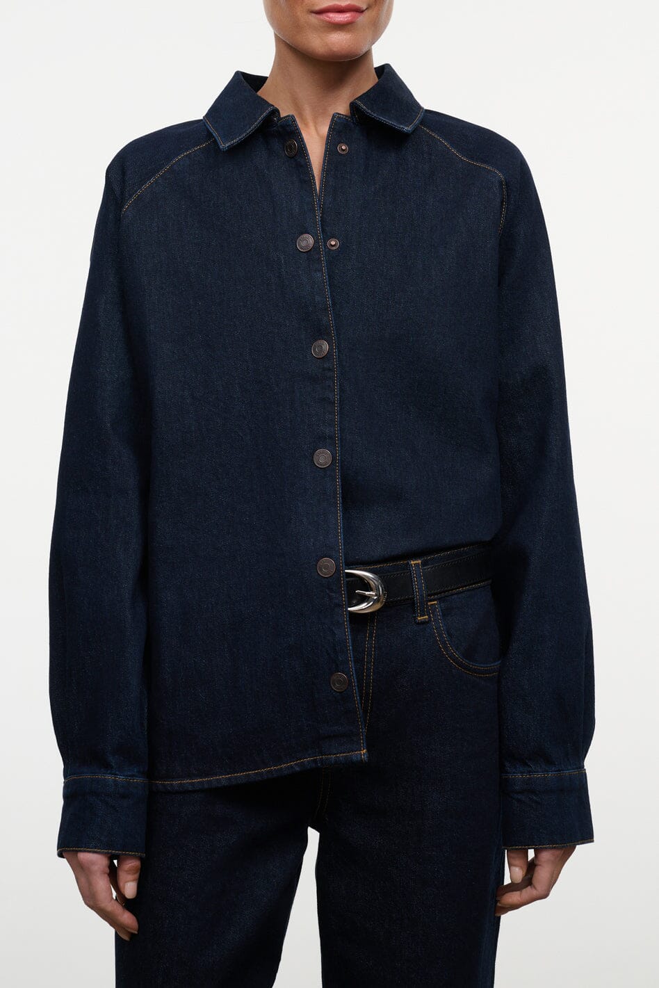 Myles Shirt Jacket | Indigo