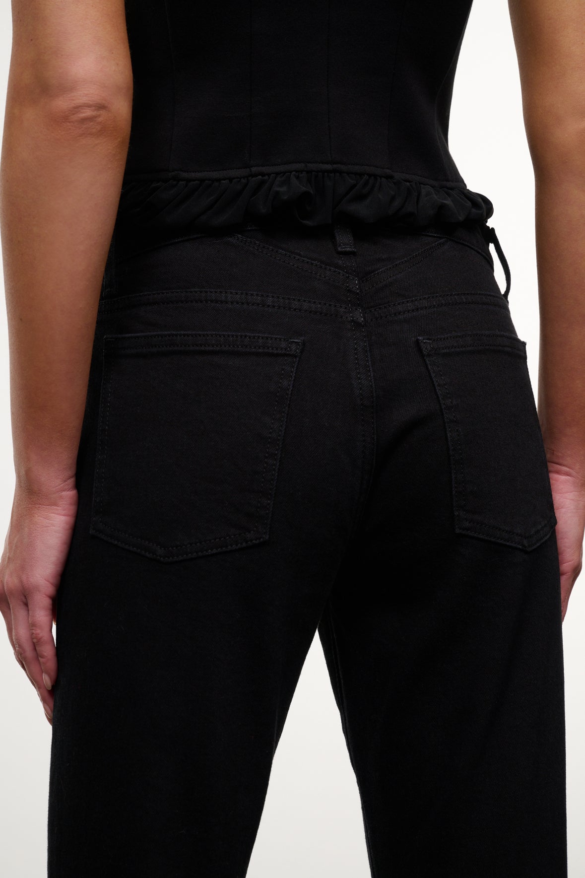Franky Flare Jean | Jet Black