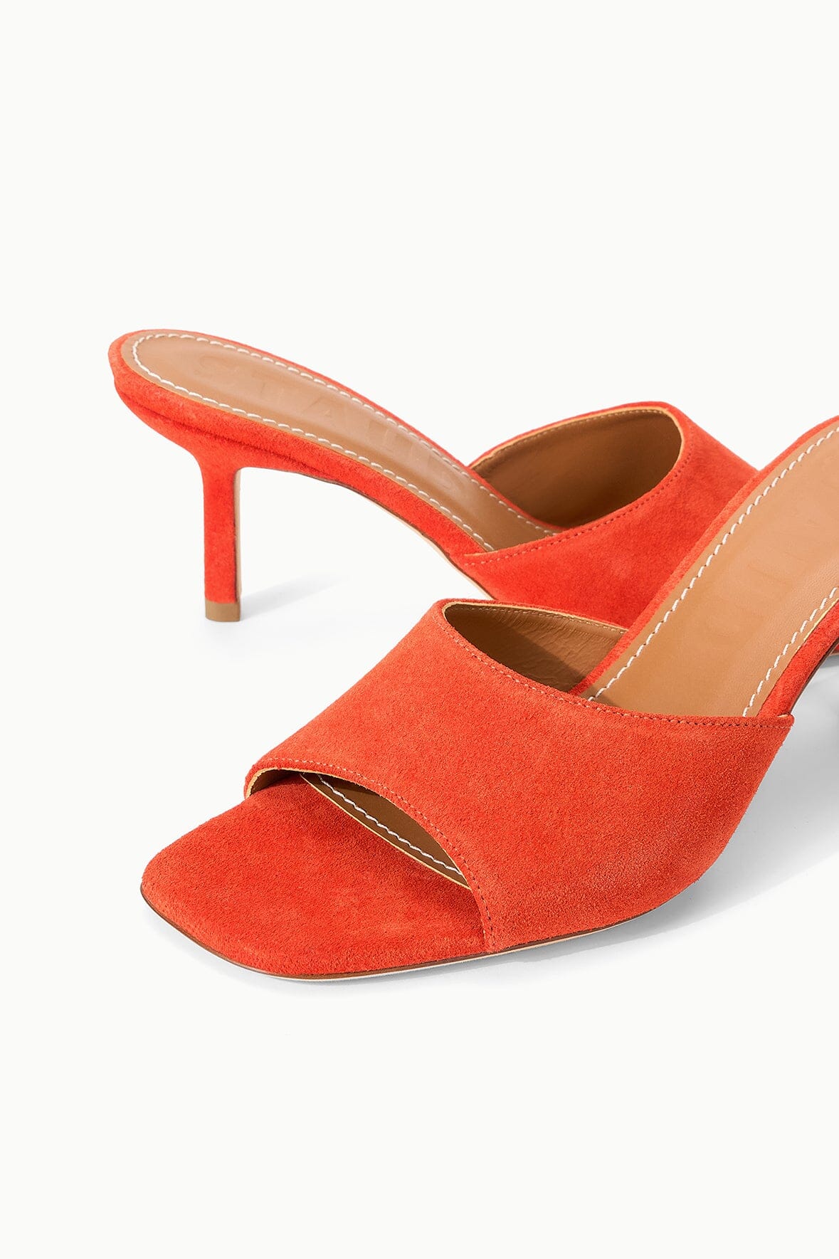 Bea Mule | Tangelo Suede