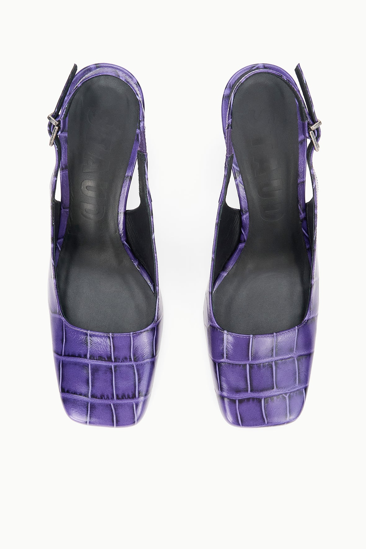 Lucie Slingback Pump | Amethyst Croco
