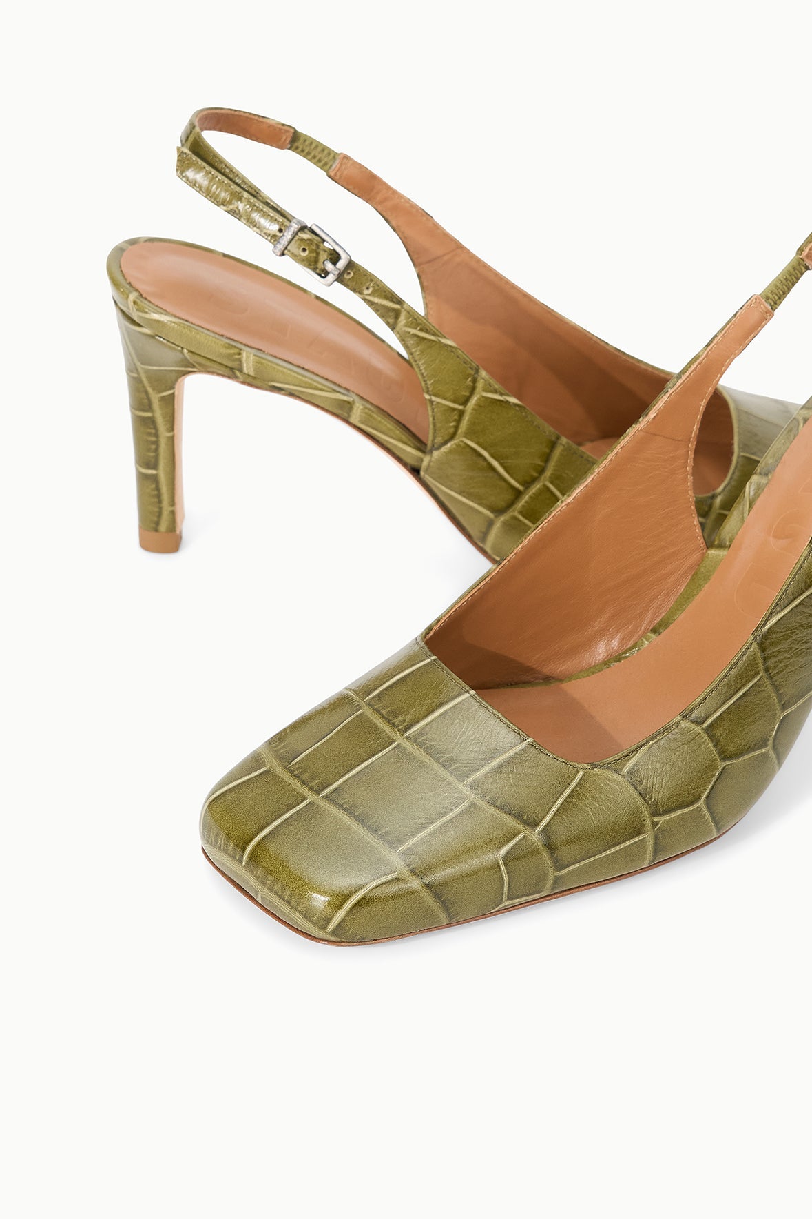 Lucie Slingback Pump | Martini Croc