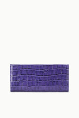 Muse Clutch | Amethyst Croco