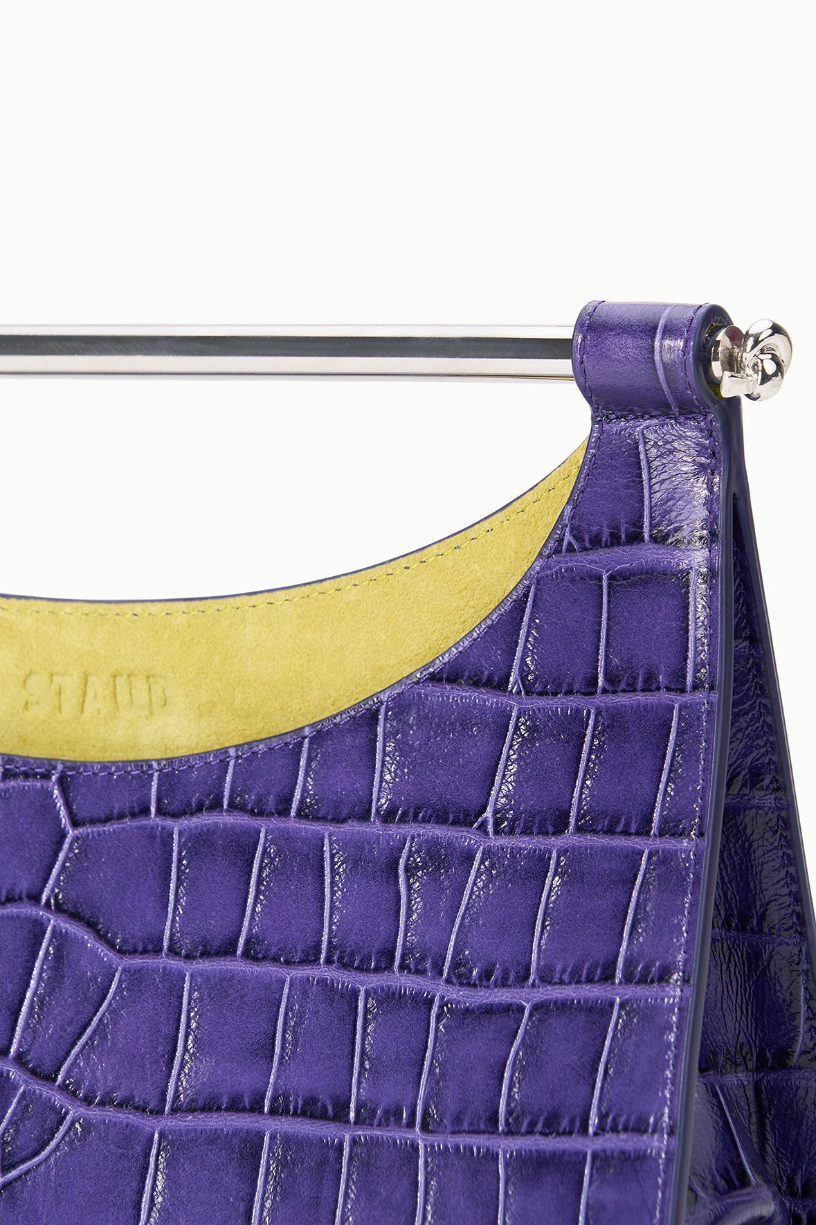 Carys Clutch | Amethyst Croco