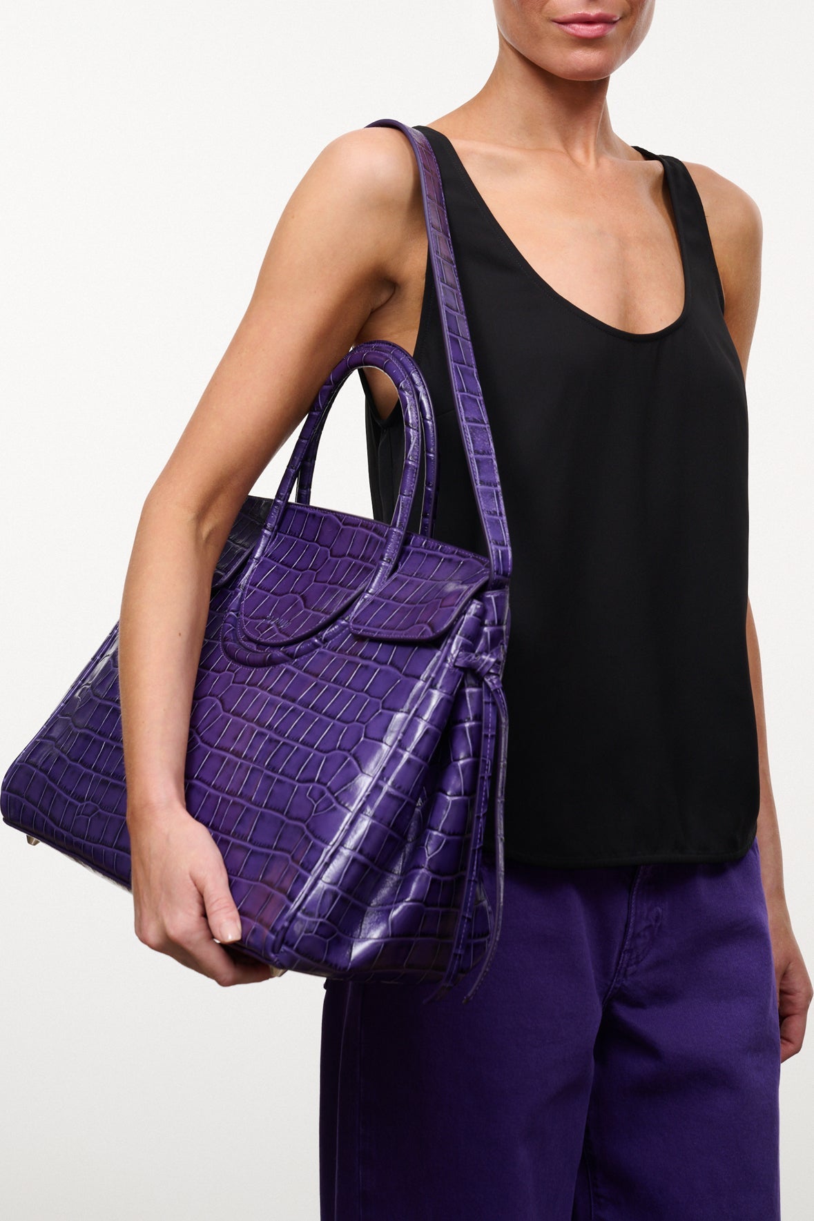 Maude Carryall | Amethyst Croco