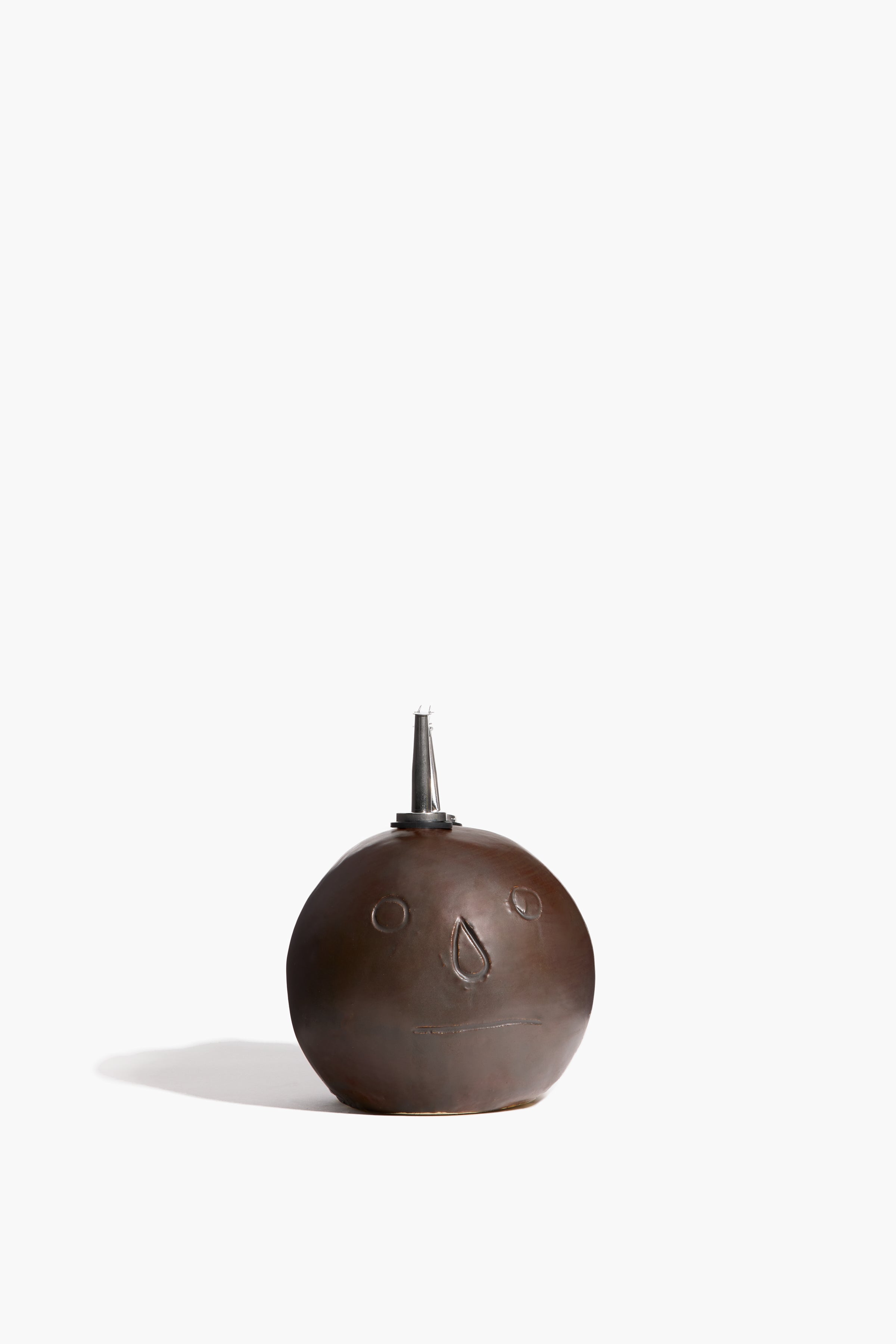 Henry Olive Oil & Vinegar Dispenser Set | Brown and Cobalt Blue Glaze