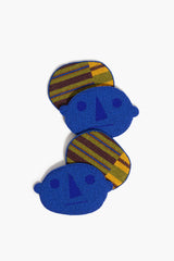 Beaded Coasters | Henry Blue Stripe