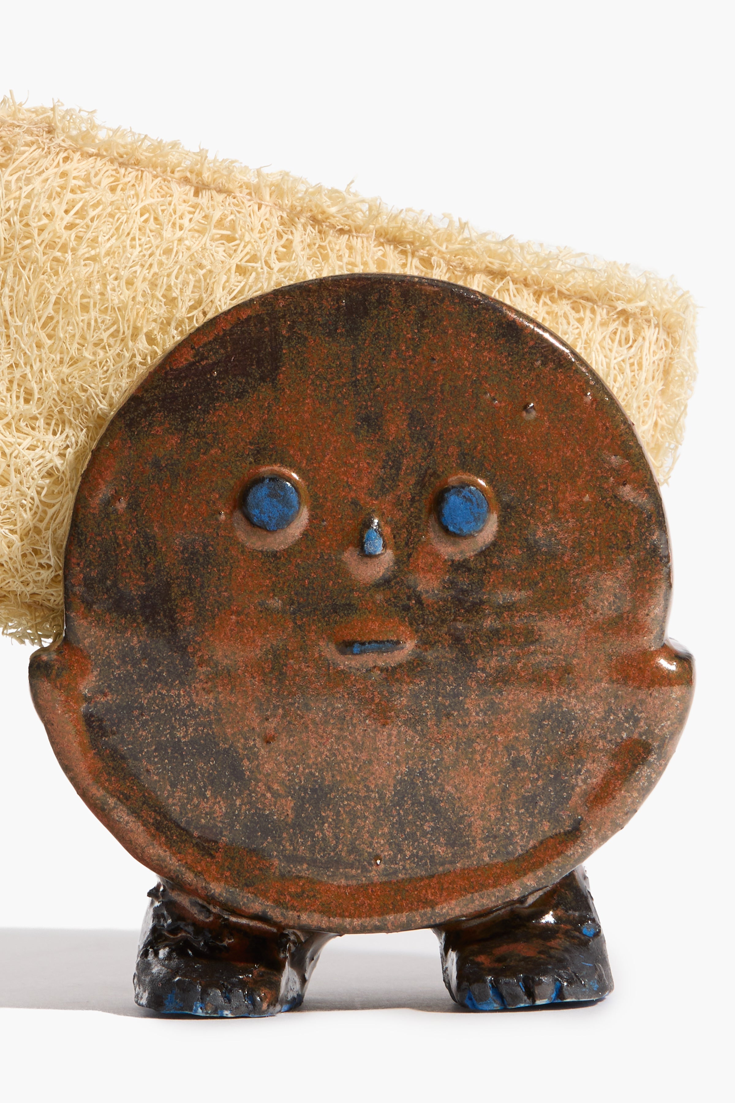 Henry Sponge Holder | Brown Glaze