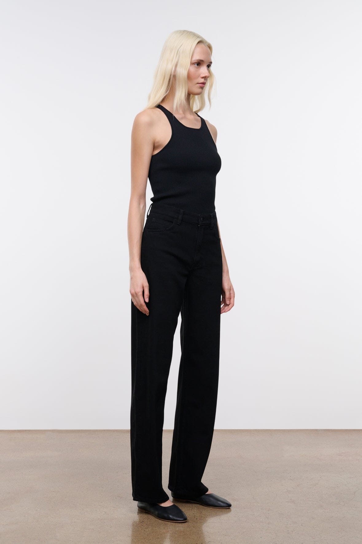 Leo High Rise Jean | Black