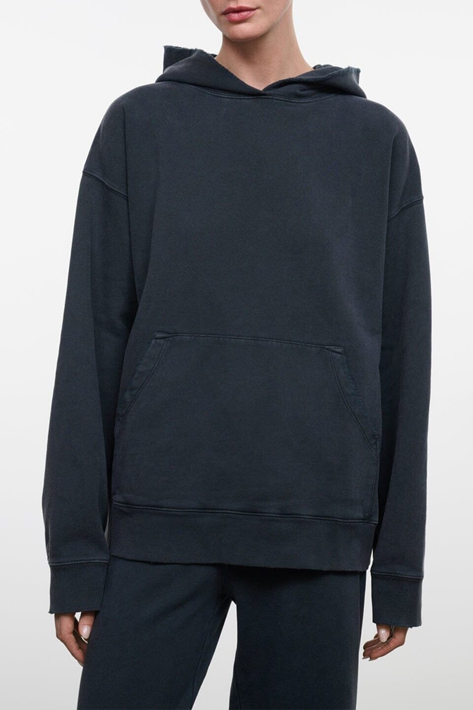Lounge Terry Hoodie | Washed Black