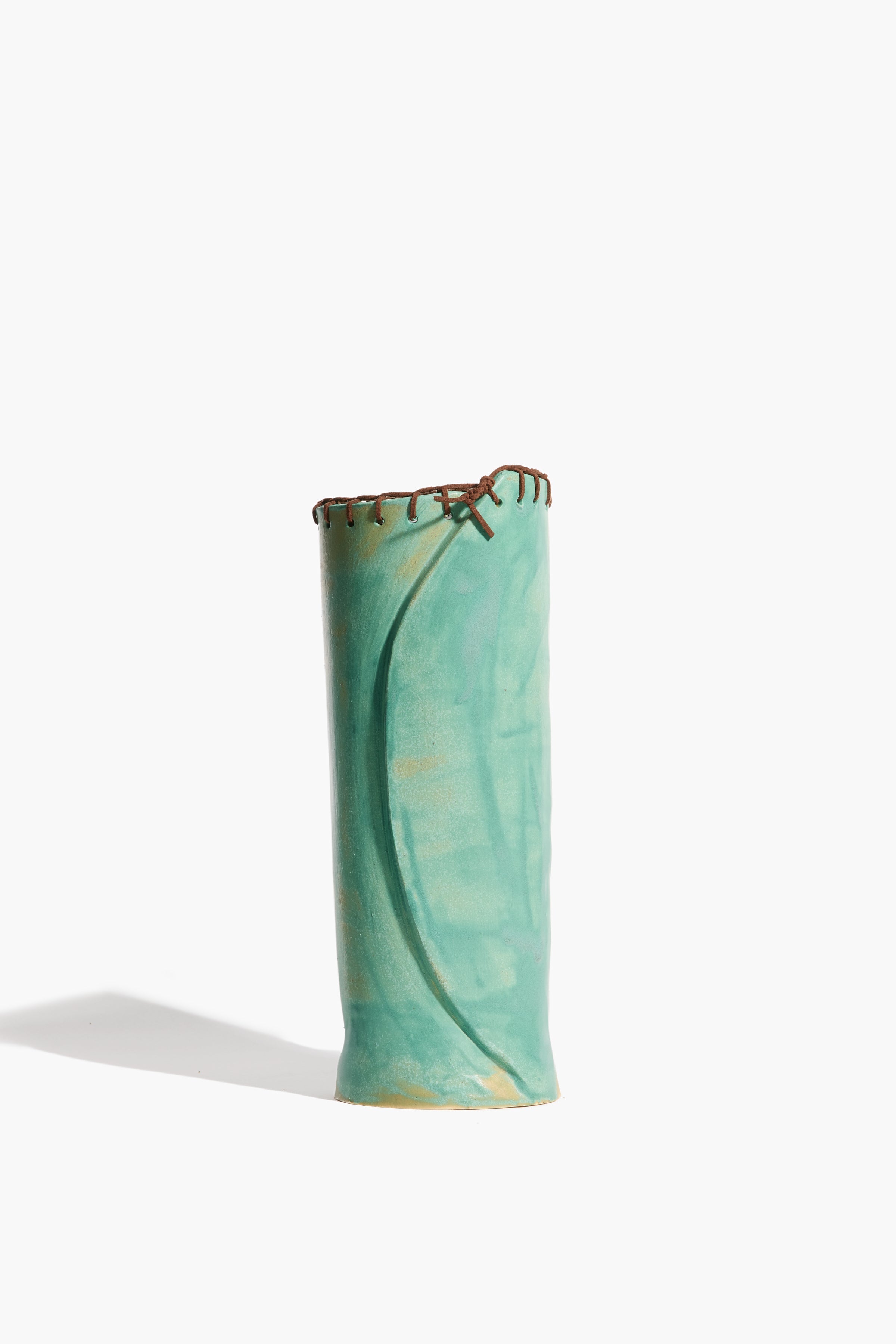 Laced Vase | Satin Patina Glaze