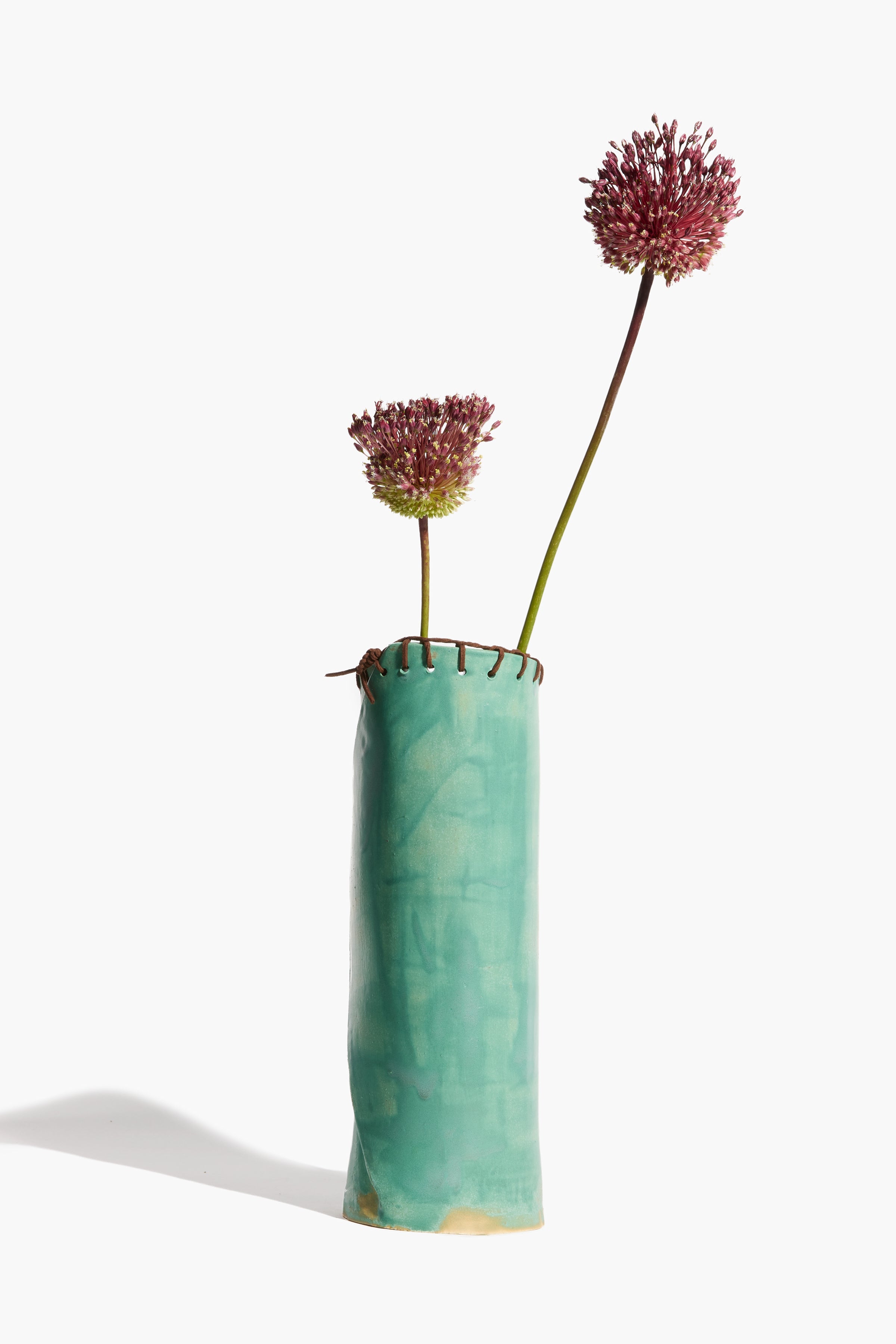 Laced Vase | Satin Patina Glaze