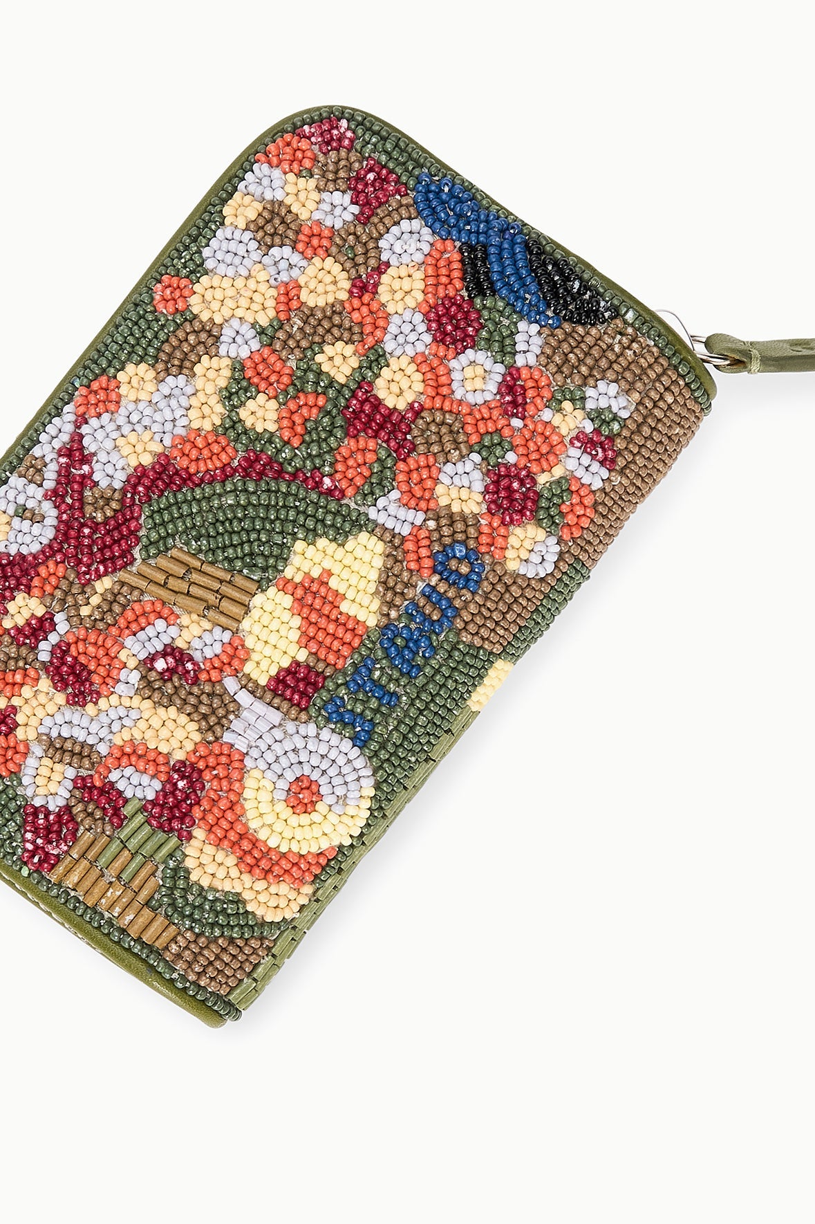 Marcel Zip Wallet | Beaded Fruit