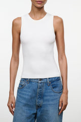 Malia Tank | White