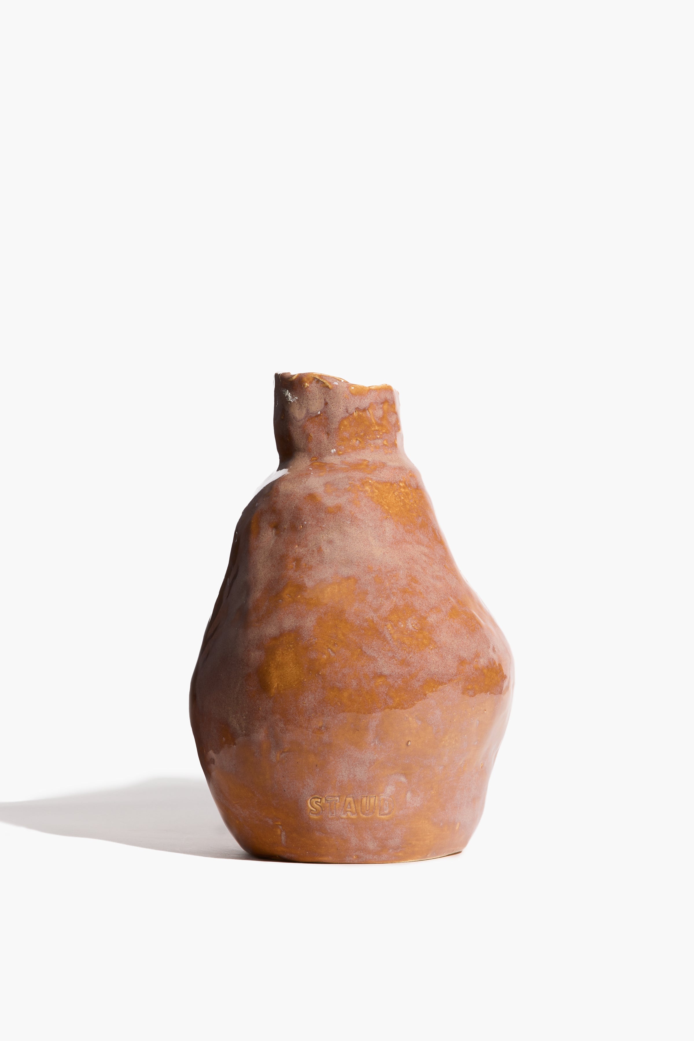 Organic Henry Vase | Burn Orange Glaze