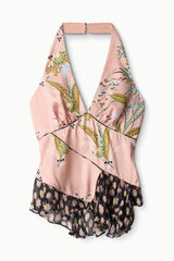 Maeva Silk Top | Tapestry Rose Multi