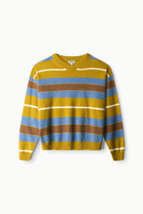 Spencer Cashmere Sweater | Canyon Stripe