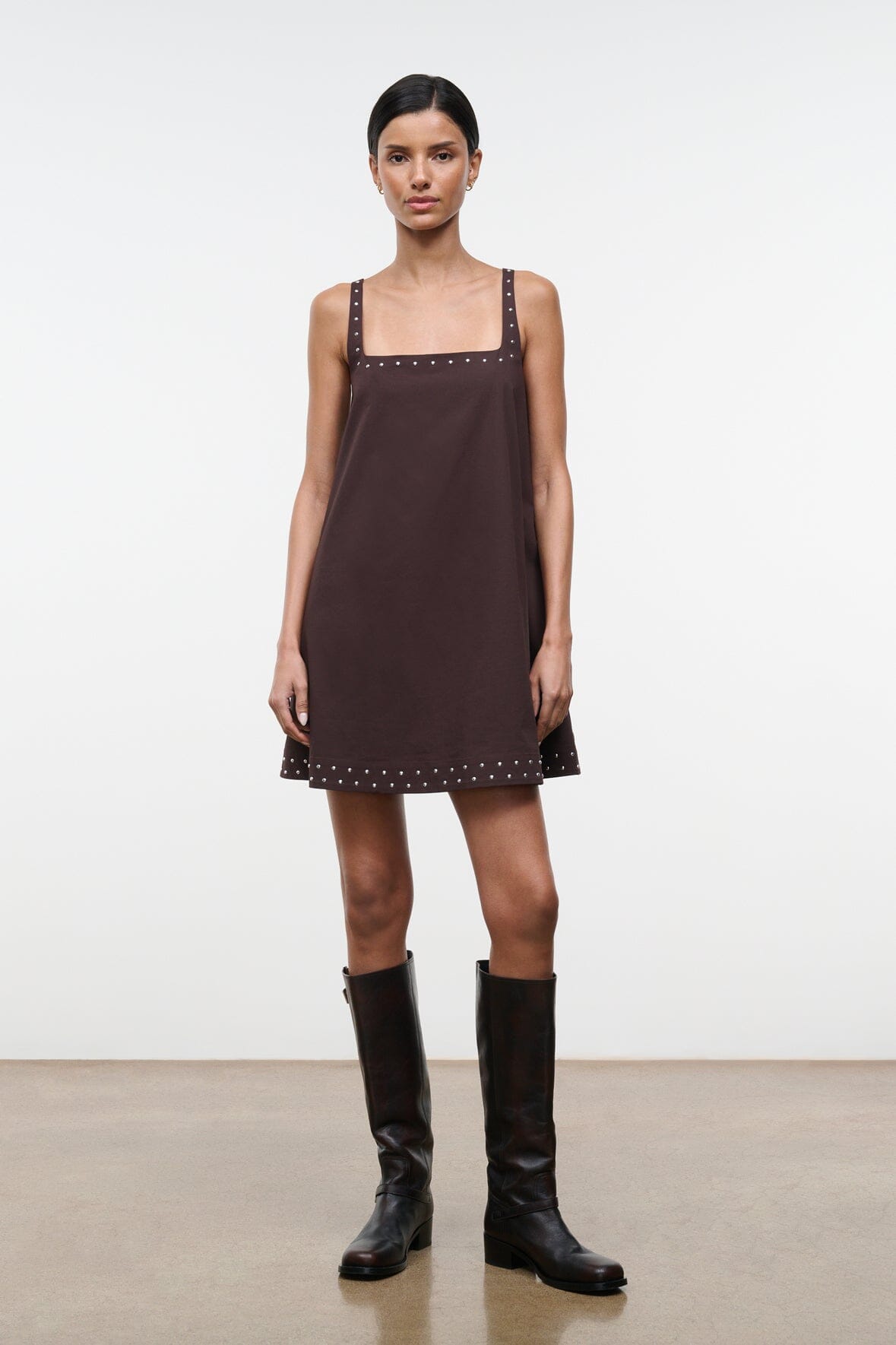 Brio Dress | Earth Studs